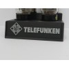 Telefunken Vacuum Tube Display - Displays Four Octal Tubes -
