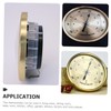 Outanaya Round Metal Gauge Thermometer for Patio Garden Use Easy