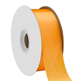 Berwick Offray 1.5" Single Face Satin Ribbon, Gold Yellow, 50 Yds