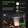 VIVOSUN 4-Pack LCD Digital Aquarium Thermometer Fish Tank Water Terrarium