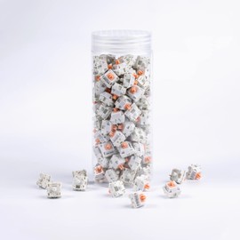 Holy Panda Mechanical Keyboard Switch, 3Pin Pre Lubed, 67g Extended Spring, Enhance Tactile Plate Mounted MX Switch(100 Pack)