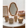 Concrete Match Holder with Striker, 2.7" x 3" Decorative Matchstick