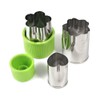 Stainless Steel Vegetable Cutter Shapes Set, Mini Cookie Mold Bread
