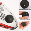 Homirty Squash Balls Sport Squash Ball, Rubber Squash Racket Balls,