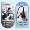 Pack of 100 R Type Cable Clips, 1/2 Inch Nylon