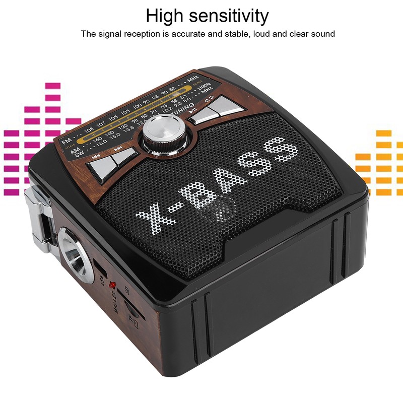 FM AM SW Radio USB FullWave Band Portable Radio Player