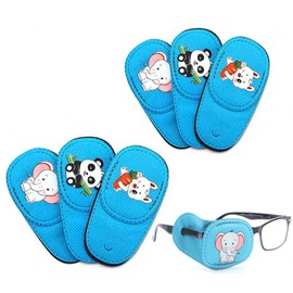 BOBOZHONG Eye Plasters for Glasses, 6 Pieces Amblyopia Eye Patches Children Amblyopia Corrected / Visual Accuracy Recovery Eye Patches for Adults and Children (Right Eye)