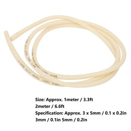 BPT Peristaltic Pump Tube, Peristaltic Pump Tube Air Hose Pipe, Resistant Flexible for Testing Products Accessories 3 x 5mm, Air Tool Hoses (2m / 6.6ft)