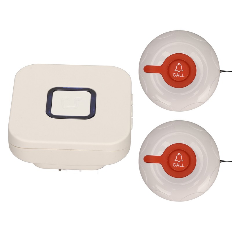 Elderly Monitoring Call Button 4 Gear Volume Adjustment Wireless ABS