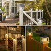 Mlambert 8 Pack Solar Post Lights Outdoor, Waterproof Fence Cap