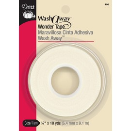 Dritz 406 Wash Away Wonder Tape , 1/4-Inch x 10-Yards