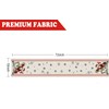 Merry Christmas Table Runner Santa Claus Snowman Snowflake Runner Candy