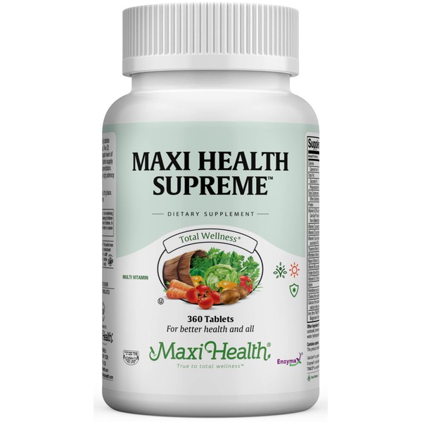 Maxi Health Supreme - High Potency Multivitamin & Mineral Supplement, 360 Count