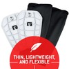 G-Form Pro-S Blade Football Shin Guard, White, Medium