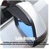 2 Piezas Protectores de Lluvia para Espejo Retrovisor de Auto