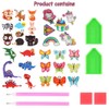 31 Pieces Children's 5D Diamond Painting Picture Set, DIY Animals