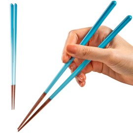 FlaColle [Sky Blue Chopsticks Sora-Irohashi] Chopsticks 9.1 inches (23 cm), Dishwasher Safe, Non-Slip, Stylish, Made in Japan, Chic Gradation, Gift (Blue Sky)