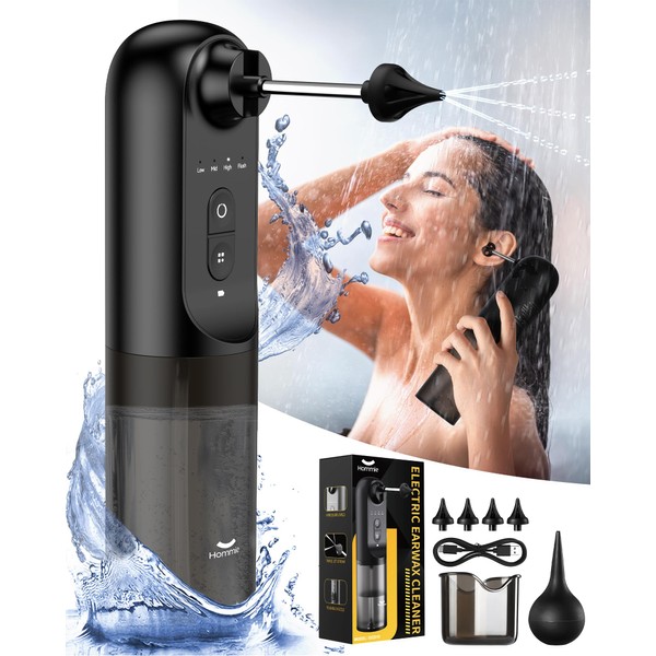 Hommie Hommie Ear Wax Removal Kit Electric Ear Syringe Cleaner