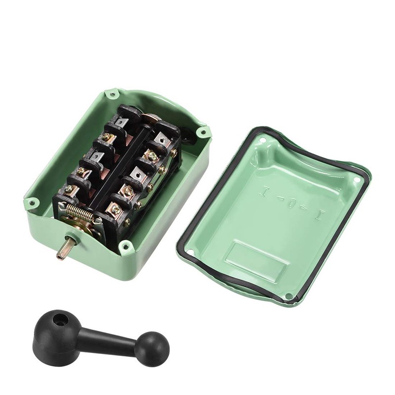 uxcell Drum Switch QS-30 3 Positon Forward/Off/Reverse Motor Control 30A