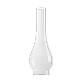 LUMIS Glass Oil Lamp Chimney. Replacement Funnel Lampshade. Width at Base: 7.5cm Dia. (3")