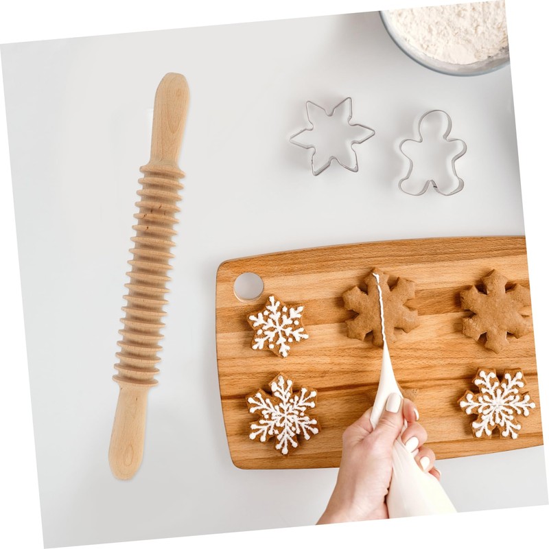 Pasta Rolling Pin Pizza Rolling Pin Wood Dough Roller Pastry
