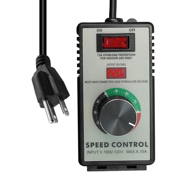 Variable Speed Controller AC Motor Speed Controller AC 100V 120V for ...