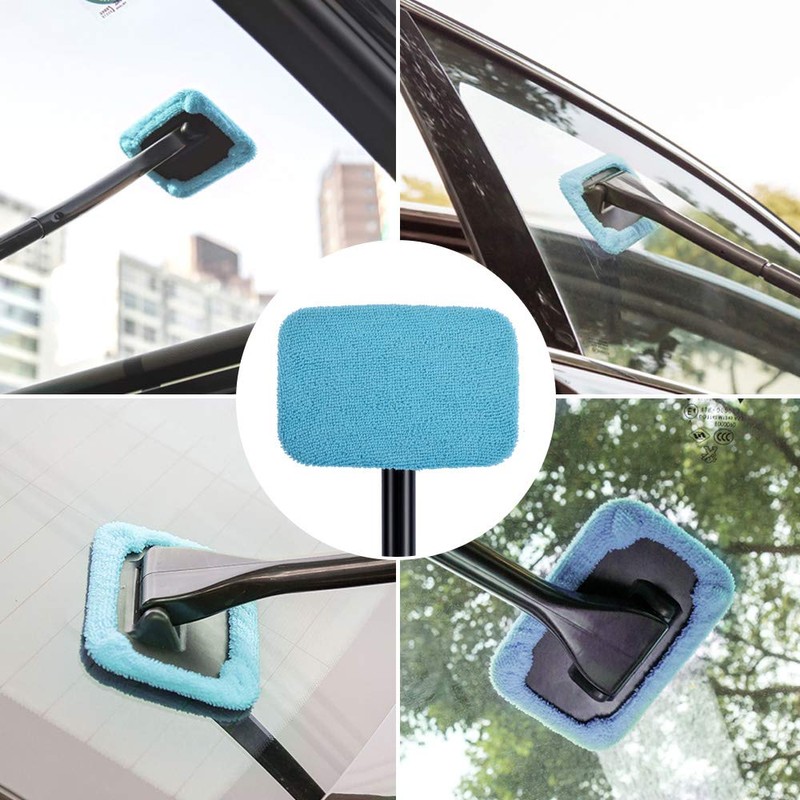 eFuncar Car Care Microfiber Cloths for Windshield Cleaning Tool, Windshield