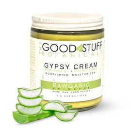 Gypsy Cream  Hidratante corporal y facial para piel seca  Hidratante diario  Sin fragancia  Aceite de camo orgnico y agua termal hidratante facial  4 