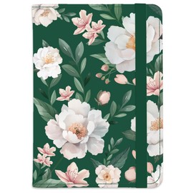 beinkmake Flowers Passport Holder Passport Cover Green Leaves Travel Wallet Passport Case with Credit Card Slots for Women Men Travelling Essentials for Flying