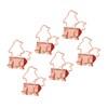 100Pcs Binder Clips Hollow Penguin Shape Sturdy Metal Small Binder