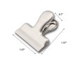 Stainless Steel Chip Bag Sealer Clips, Kitchen Home Office Usage