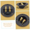 SHINEOFI 2pcs Speaker Wire Connector Gold Plated Binding Post Terminal