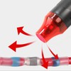 Mini Handheld Heat Gun Black Fast Heating Stainless Steel Outlet