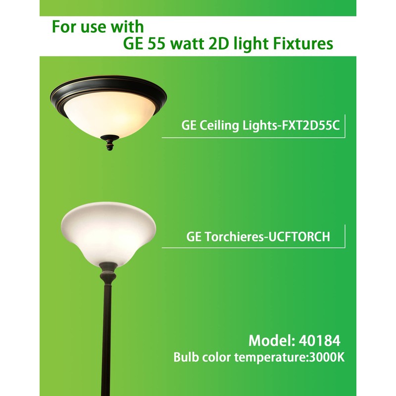 KosunRefill F552D/830 Replacement Bulb for G E General Electric 40184