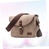 KONTONTY Camera Bladder Bag Lightweight Canvas Handbag for Digital Camera