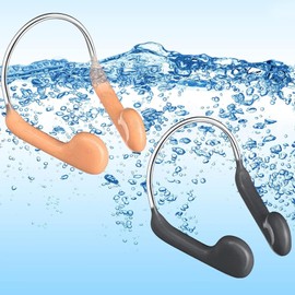 2 Pcs Swimming Nose Clip Unisex Adult Swimming Competition Nose Clip Training Nose Plugs Swimming Competition Protector with Storage Cases for Adults Water Sports Pool