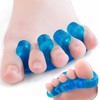 DR. JK- ToePal Gel Toe Separator, 2 Pairs, Dark Blue
