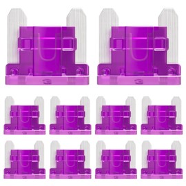 ALLECIN 3A Low Profile Mini Fuse 3 Amp Micro Car Fuses 3Amp Auto Blade Fusible Automotive Fusibles para Carro for RV Boat Automobile Truck (Pack of 50Pcs)
