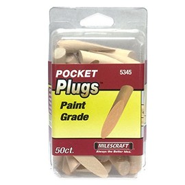 Milescraft 53450003 3/8" PocketPlugs - Includes 50 plugs