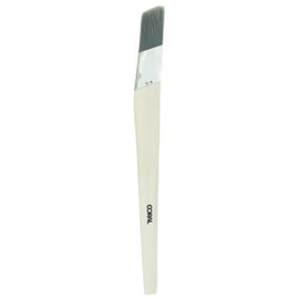 Coral 33474 Precision Angled Lining Fitch Paint Brush with Platinum Easy Clean Filaments 1 inch