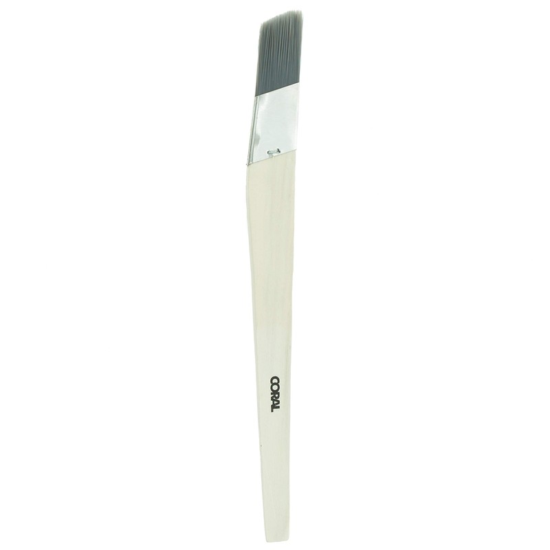 Coral 33474 Precision Angled Lining Fitch Paint Brush with Platinum