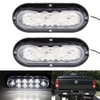 BlyilyB 6“ Oval White Color LED Trailer Truck Clear Reverse