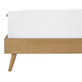 Schiesser Finni Flannelette Fitted Sheet, 100% Cotton from Sustainable Production, for Mattresses 90 x 200 cm - 100 x 200 cm, Mattress Height up to 18 cm, White