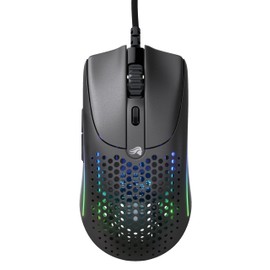 Glorious Gaming Model O 2 Wired Gaming Mouse - 59g Ultralight, FPS, 26,000 DPI, Motion Sync, 80M Click Rated Switches, 6 Programmable Buttons, Ambidextrous, RGB, PTFE Feet - Black