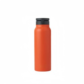Dan Dan Magnetic Phone Stand Insulated Bottle - 24oz/720ml, 304 Stainless Steel Interior, Adjustable Magnetic Design, Keeps Drinks Hot/Cold for 12 Hours, Perfect for Sports, Yoga, Outdoor Filming (Orange)