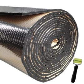Car Insulation 3mm Self-Adhesive Fireproof Sound Deadener Heat Insulation Mat Car Hood Engine C