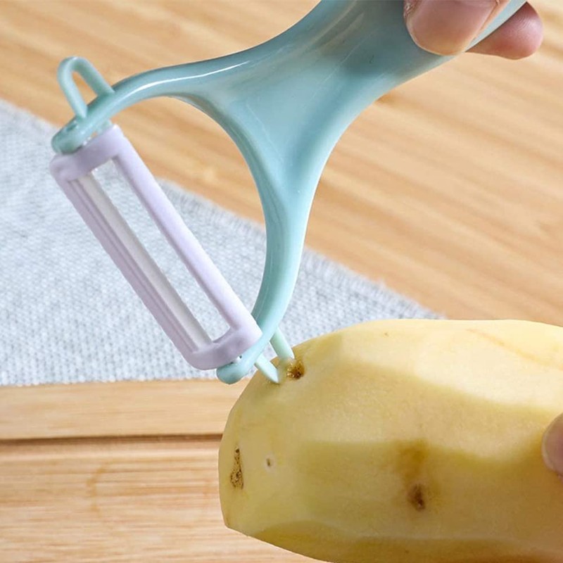 6 Pieces Peeler Ceramic Peeler 3 Color with Ceramic Blade