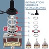 Innfeeltech 3 Pcs Momentary Toggle Switch, 10A 125V, 2H-C123 SPDT,