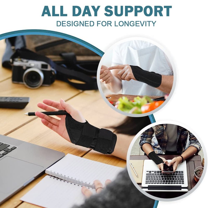 HMCEY Wrist Splint Carpal Tunnel Syndrome Splint Wrist Bandages Wrist
