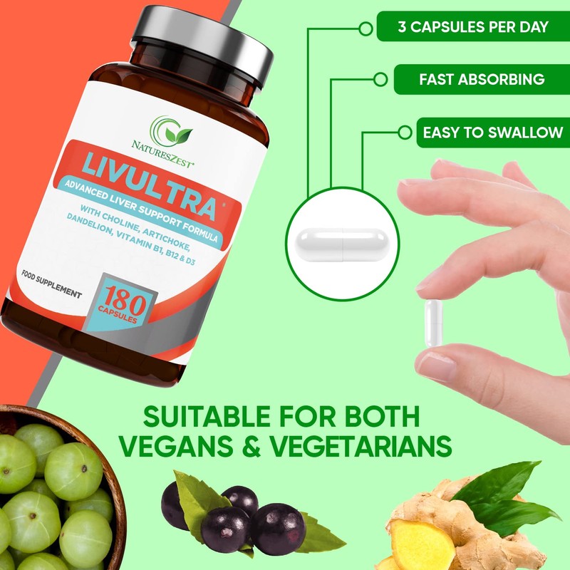 Liver Support Supplement – Liver Cleanse Detox and Repair -